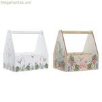 Շշերի դարակ DKD Տան դեկոր Բազմագույն MDF Փայտ 24 x 16,5 x 25 սմ (2 հատ)