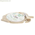 Պանրի տախտակ DKD տան դեկորի համար՝ բամբուկե քարե ամանեղեն 28 x 18 x 3 սմ (12 հատ)