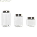 3 տարա DKD տան դեկոր 750 մլ 8,5 x 8,5 x 18 սմ