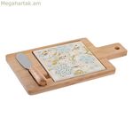 Խորտիկների սկուտեղ DKD Տան դեկոր 21,5 x 11,8 x 1,5 սմ Քարե իրեր