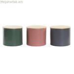 Թիթեղյա DKD տան դեկորի բամբուկե տարա 2,6 լ 18 x 18 x 16 սմ (3 հատ)