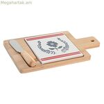 Նախուտեստների հավաքածու DKD տան դեկոր 21,5 x 11,8 x 1,5 սմ Բնական Կարմիր Կապույտ Սպիտակ Քարե իրեր Միջերկրածովյան տներ