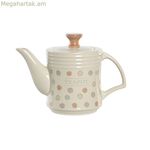 Թեյնիկ DKD Home Decor Բեժ քարե ամանեղեն 1 լ