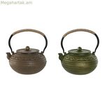 Թեյնիկ Home ESPRIT Շագանակագույն Կանաչ Չժանգոտվող պողպատ Երկաթ 1,3 լ (2 հատ)