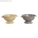 Ջրահեռացման համակարգ Home ESPRIT Բեժ մոխրագույն Բամբուկե չժանգոտվող պողպատ 30 x 24,5 x 14 սմ (2 հատ)