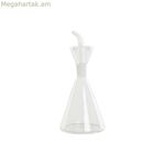 Cruet DKD Տան դեկորի թափանցիկ բորոսիլիկատային ապակի 125 մլ 7 x 7 x 16 սմ