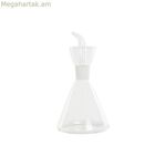 Cruet DKD Տան դեկորի թափանցիկ բորոսիլիկատային ապակի 500 մլ 11,5 x 11,5 x 22 սմ