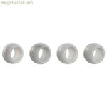 Անձեռոցիկի պահոց Home ESPRIT Սպիտակ մարմար 4,8 x 4,8 x 3,3 սմ 4 հատ