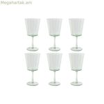 Բաժակների հավաքածու Home ESPRIT Green Crystal 9 x 9 x 17,8 սմ (6 հատ)