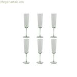 Բաժակների հավաքածու Home ESPRIT Green Crystal 6 x 6 x 23,7 սմ (6 հատ)