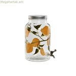 Ջրի դիսպենսեր Home ESPRIT դեղին մետաղական սիլիկոնե բյուրեղյա ABS 18 x 24 x 30,5 սմ