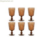 Բաժակների հավաքածու Home ESPRIT Crystal 8,5 x 8,5 x 16,3 սմ (6 հատ)