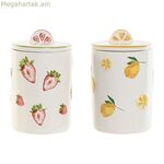 Tin Home ESPRIT Դեղին Կարմիր Կանաչ Ժամանակակից Մրգային (2 հատ)