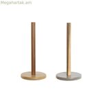 Խոհանոցային թղթի պահոց Home ESPRIT շագանակագույն բեժ մոխրագույն ակացիա դոլոմիտ 15 x 15 x 31,5 սմ (2 հատ)