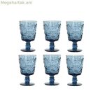 Բաժակների հավաքածու Home ESPRIT Blue Crystal 345 մլ (6 հատ)