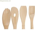 Խոհանոցային սպաթուլա Home ESPRIT Բամբուկե 6 x 1 x 30 սմ