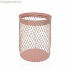 Խոհանոցային պարագաների համար նախատեսված կաթսա Versa Metal Steel 11,5 x 15,5 x 11,5 սմ վարդագույն