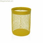 Խոհանոցային պարագաների համար նախատեսված կաթսա Versa Metal Steel 11,5 x 15,5 x 11,5 սմ դեղին