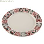 Հարթ ափսե Versa Maroon Porcelain