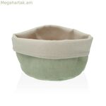 Հացի զամբյուղ Versa բաց կանաչ տեքստիլ 14 x 10 x 17 սմ