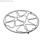 Սեղանի գորգ Versa Hearts մետաղական պողպատե (20 x 1 x 20 սմ)