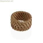 Անձեռոցիկի օղակ Versa Brown Rattan 5 x 3 x 5 սմ