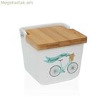 Աղաման կափարիչով Versa Bicycle Կերամիկական 8,8 x 8,5 x 8,8 սմ