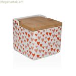 Աղաման կափարիչով Versa Amore կերամիկական դոլոմիտ 12,2 x 11,5 x 12,2 սմ