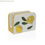 Անձեռոցիկի պահոց Versa Ceramic 5 x 8 x 11 սմ կիտրոնի գույնի
