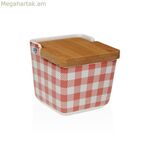 Աղաման կափարիչով Versa VICHY կերամիկական 8,8 x 8,5 x 8,8 սմ