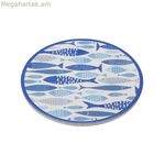 Սեղանի գորգ Versa Կապույտ խցանե կերամիկական ձուկ 20 X 0,6 X 20 սմ