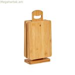 Կտրատախտակների հավաքածու Vintage Coconut JWKW-4411 շագանակագույն կտրատախտակ՝ հենարանով