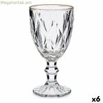 Գինու բաժակ Vivalto R-00817DL/BHA6-M Թափանցիկ ոսկեգույն ապակի 330 մլ (6 հատ)