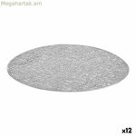 Սեղանի գորգ Kinvara AR2103272 Արծաթագույն պլաստիկ Ø 38 սմ (12 հատ)