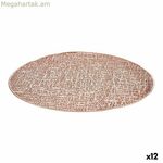 Սեղանի գորգ Kinvara վարդագույն պլաստիկ Ø 38 սմ (12 հատ)