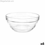 Խառնման աման Vivalto 76760 թափանցիկ ապակի 14 x 6,5 x 14 սմ 6 հատ