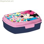 Սենդվիչի տուփ Մինի Մաուսի հետ, պլաստիկե, վարդագույն (17 x 5.6 x 13.3 սմ)