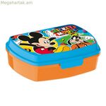 Սենդվիչի տուփ Միկի Մաուս Երջանիկ ժպիտներ Պլաստիկ Կարմիր Կապույտ (17 x 5.6 x 13.3 սմ)