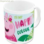 Բաժակ Պեպպա Խոզուկը զվարճանում է կերամիկական բաց վարդագույն (350 մլ)