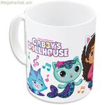 Գաբբիի տիկնիկային տնակի երեկույթի բաժակ բաց վարդագույն 350 մլ 325 մլ կերամիկական նվերների տուփ