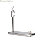 Չժանգոտվող պողպատից խոզի մսի հենարան (հենարան խոզի մսի ամբողջ ոտքի համար) EDM արծաթե մետաղական չժանգոտվող պողպատ ալյումին 40 x 16,5 x 42 սմ