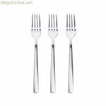 Դեսերտի պատառաքաղների հավաքածու San Ignacio Earth SG7782 չժանգոտվող պողպատից փայլ (3 հատ)