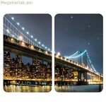 Կտրատման տախտակ Wenko Brooklyn Bridge 30 x 52 սմ կոփված ապակի (2 հատ)
