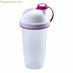 Կափարիչով ապակի Mondex 500 մլ 8 x 8 x 19 սմ սպիտակ