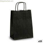 Թղթե տոպրակ Pincello 18242 սև 18 x 8 x 31 սմ (25 հատ)