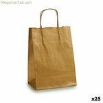 Թղթե տոպրակ Pincello 18241-ORO Ոսկեգույն 18 x 8 x 32 սմ (25 հատ)