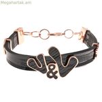 Կանացի ապարանջան Victoria & Lucchino VJ0267BR Սև Վարդագույն Պողպատից