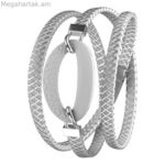 Կանացի ապարանջան Panarea BM1B21 սպիտակ արծաթագույն (60 սմ)