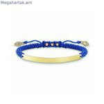 Կանացի ապարանջան Thomas Sabo LBA0067-899-1 Կապույտ Արծաթագույն Ոսկեգույն (21 սմ)