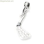 Կանացի ուլունքներ Xenox CHARM_GOLF2 արծաթագույն 1 սմ